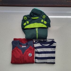 Boys 3T shirts and hoodie